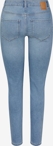 PIECES Skinny Jeans 'NUNNA' in Blauw