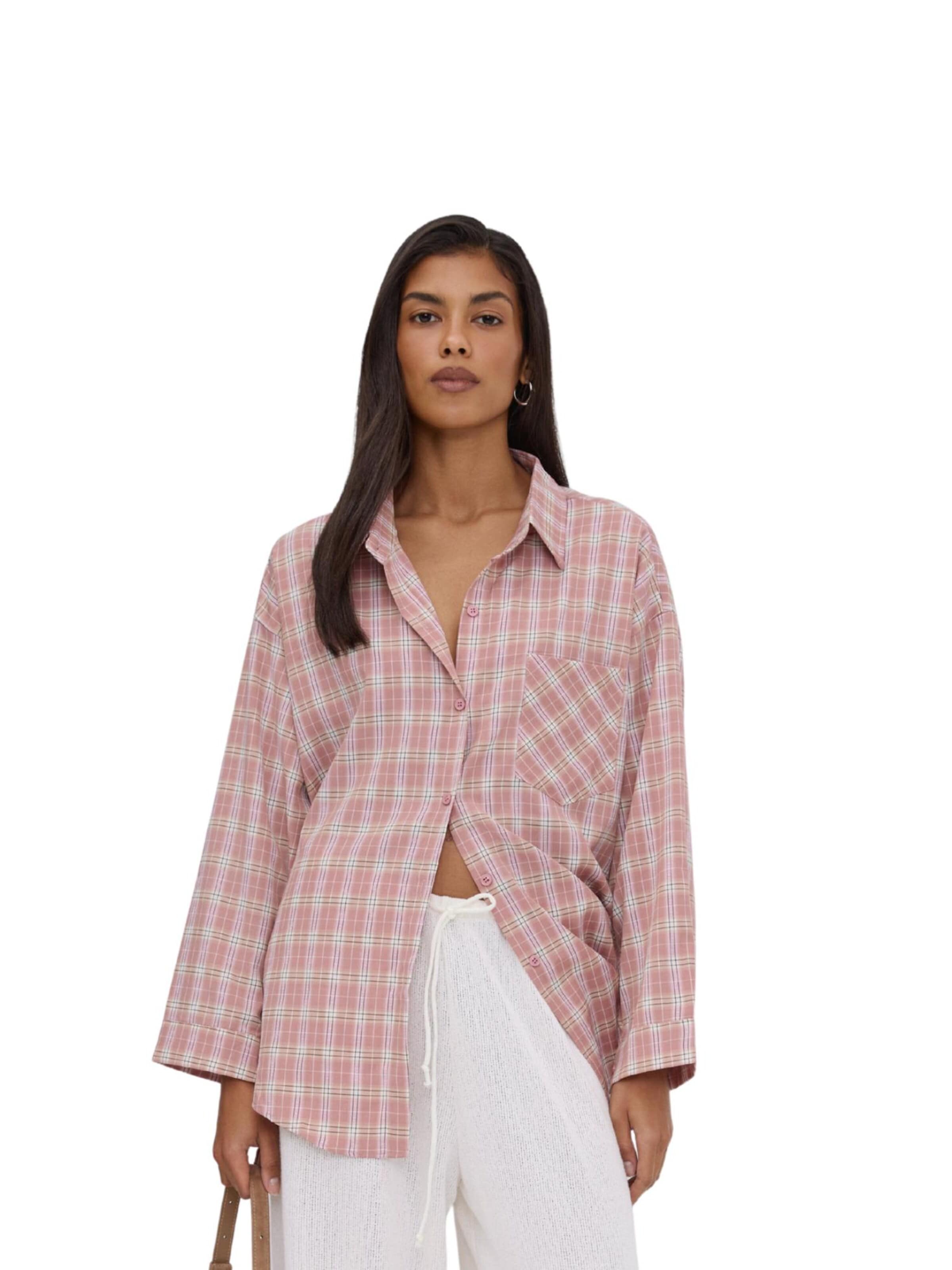 Estro Bluse '2711' i pink: forside