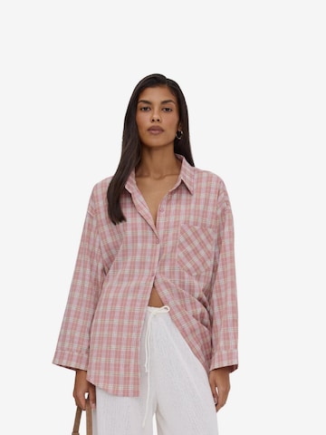 Estro Bluse '2711' i pink: forside
