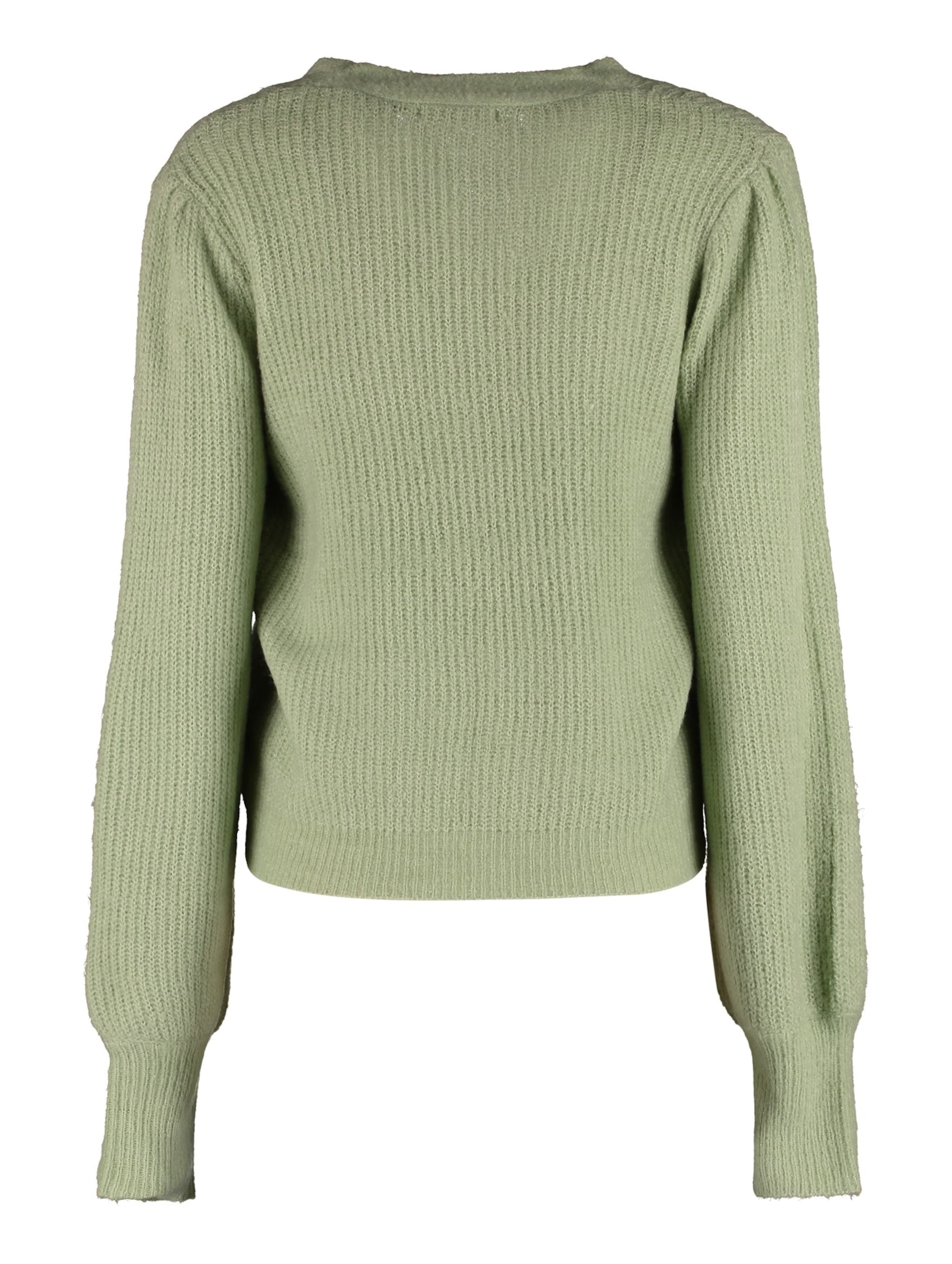 Hailys Πλεκτή ζακέτα 'Li44lu' σε πράσινο