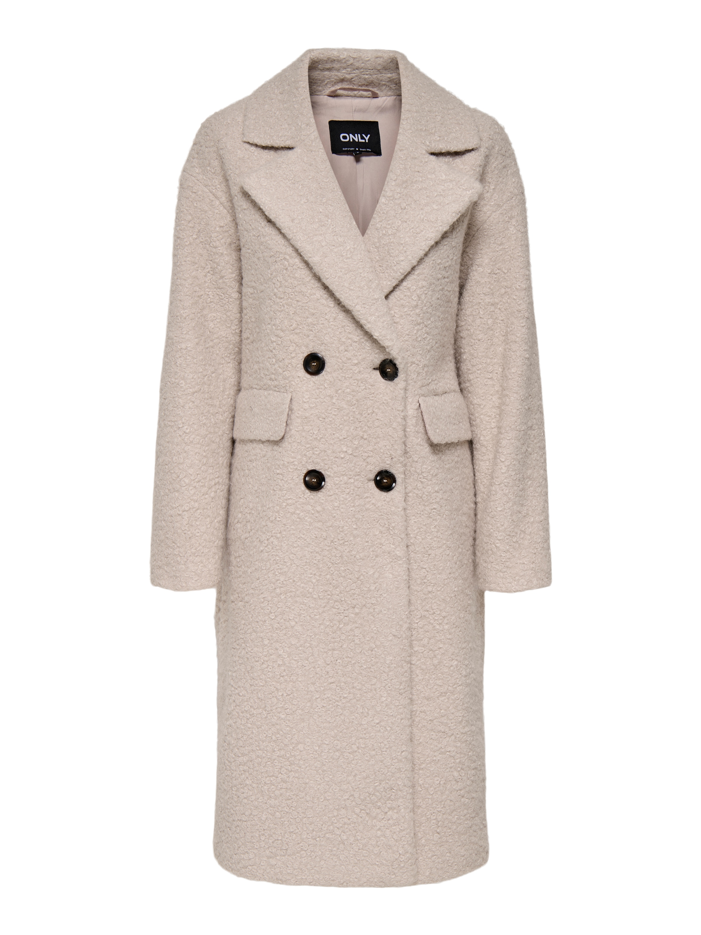 ONLY - Abrigo de entretiempo 'ONLValeria Piper' en gris: frente