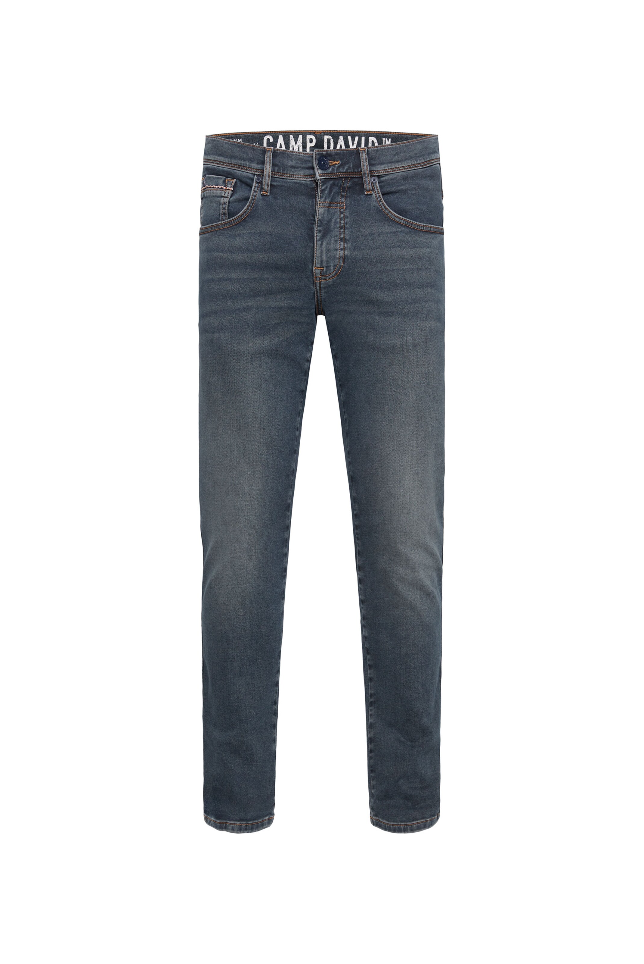 CAMP DAVID Regular Jeans in Blue: front
