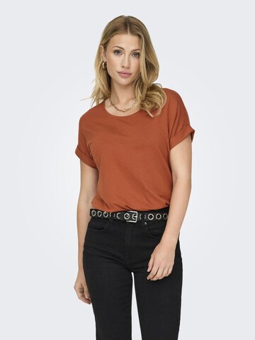 ONLY Shirt in Oranje: voorkant