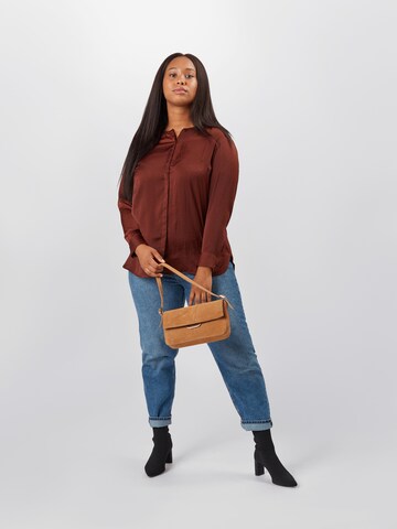 TRIANGLE Blouse in Bruin