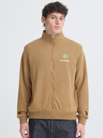 BLEND - Sudadera con cremallera ' BHKonsta ' en marrón: frente