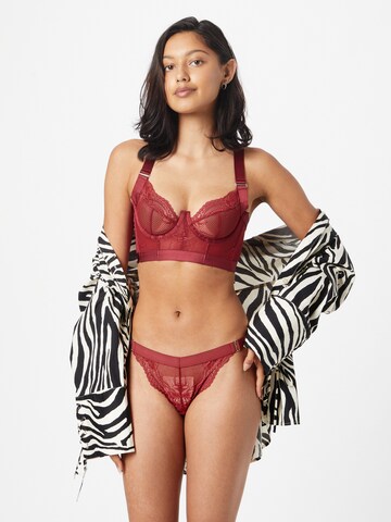 Hunkemöller - Soutien Bustier Soutien 'Hana' em vermelho