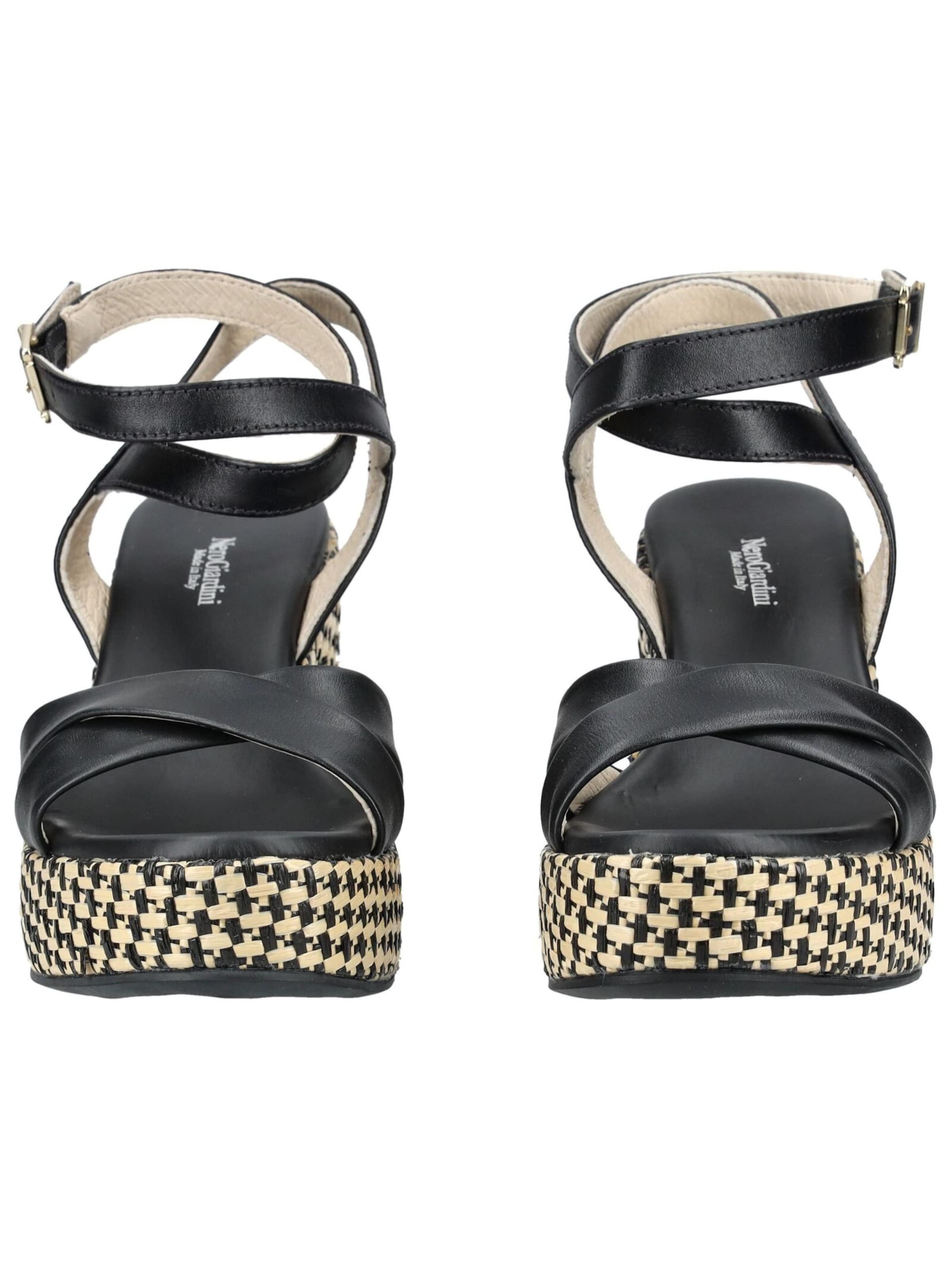 Sandales à lanières Nero Giardini en noir