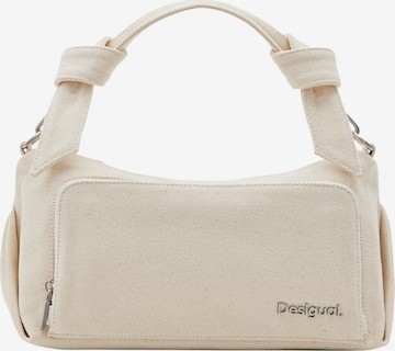 Desigual - Bolso de mano en blanco: frente