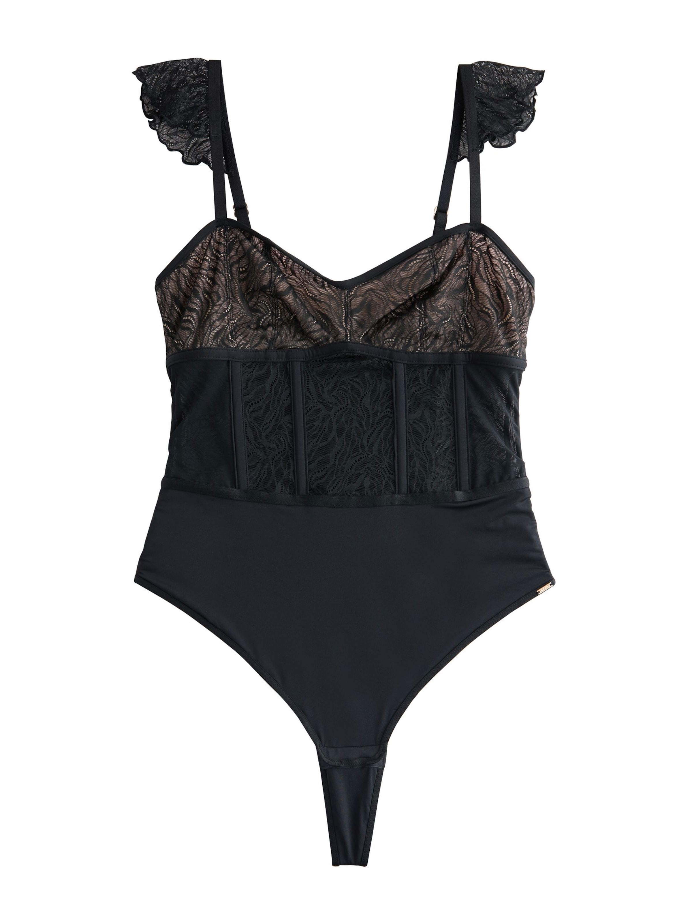 Lipsy Bodi, värv must: eest vaates