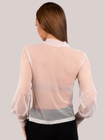 INNA.Trachten Trachtenbluse 'Turtleneck' in Beige