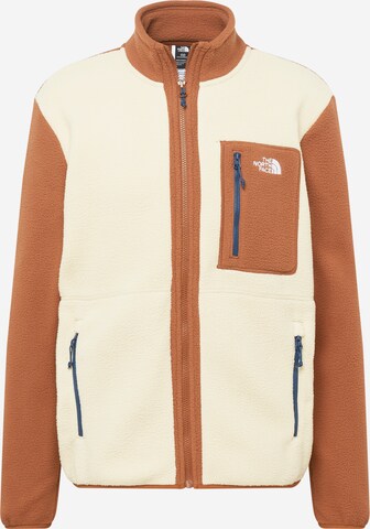 THE NORTH FACE Funktionsfleecejacke 'YUMIORI' in Grau: predná strana