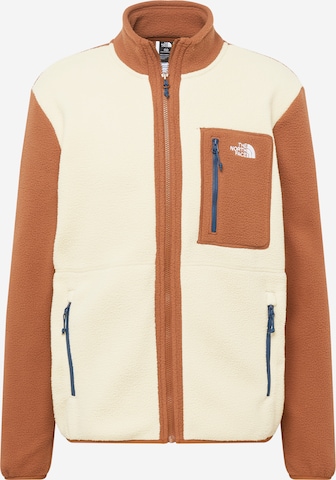 THE NORTH FACE Funktionele fleece-jas 'YUMIORI' in Grijs: voorkant