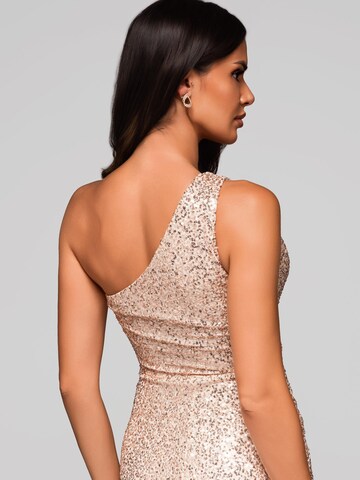 Ombre Evening dress in Gold
