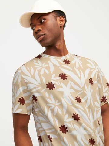 JACK & JONES Shirt 'JORMARBELLA AOP TEE' in Green