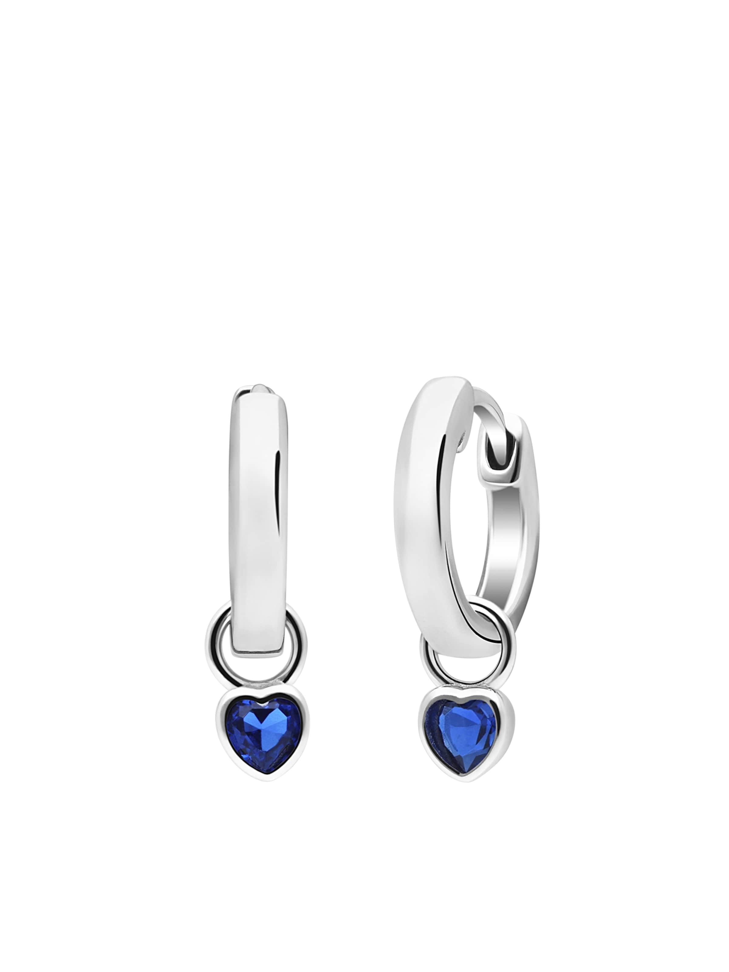 Lucardi Ohrringe in Silber: Vorderseite