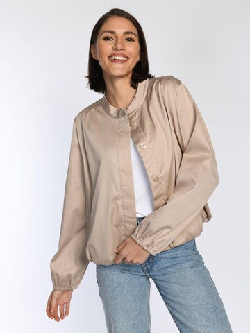White Label by RoFa Between-Season Jacket in Beige: front