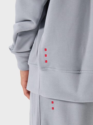 Ossy Homer Sweatshirt 'Baumwolle 450 GSM Oversize Hoodie – Kapuzenpullover' in Grau