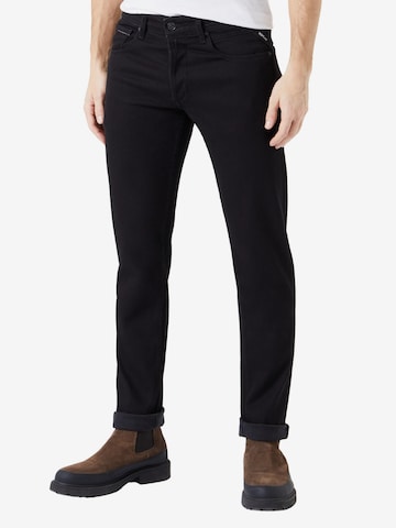 Jeans 'Grover' di REPLAY in nero: frontale