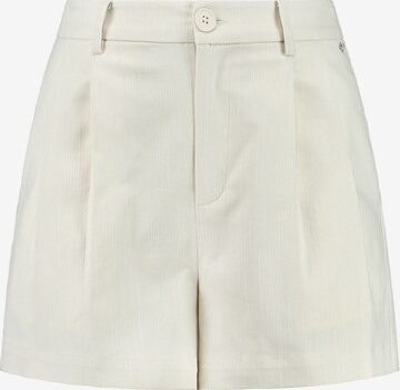 Shiwi Slim fit Pleated Pants 'MARTE' in Beige: front