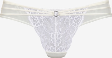VIVANCE Thong in White: front