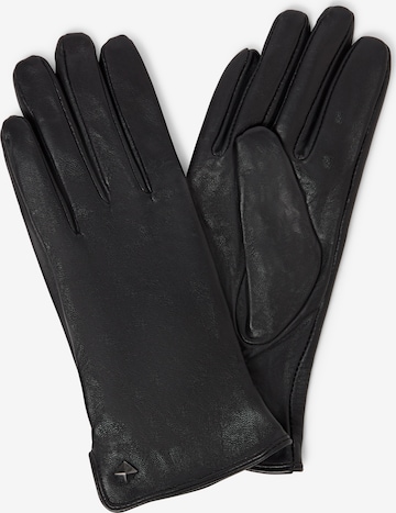 Pearlwood Handschuhe 'Meg' in Schwarz: Vorderseite