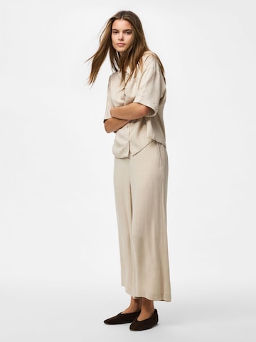 Loosefit Pantalon 'PCVinsty' PIECES en beige