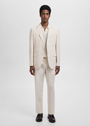 Coupe slim Veste de costume 'Ethereal' MANGO MAN en beige