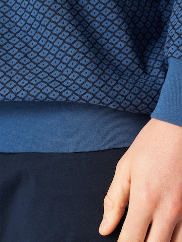 SCHIESSER Pyjama lang 'Comfort Essentials' in Blau