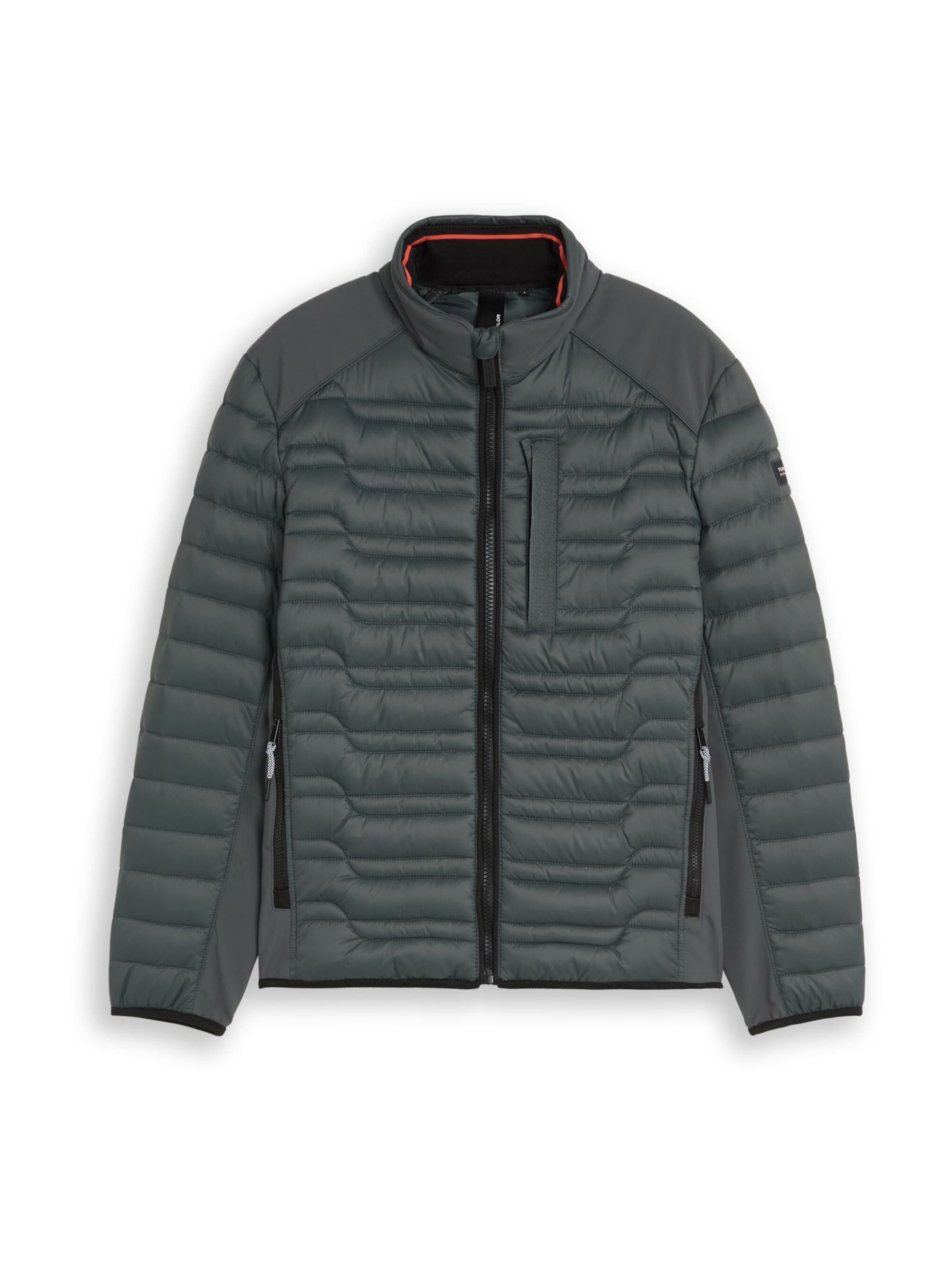 TOM TAILOR Between-Season Jacket in Green: front