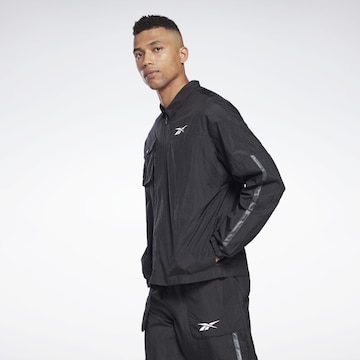 Reebok Sportjacke in Schwarz