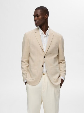 SELECTED HOMME Comfort Fit Sakko in Beige: Vorderseite