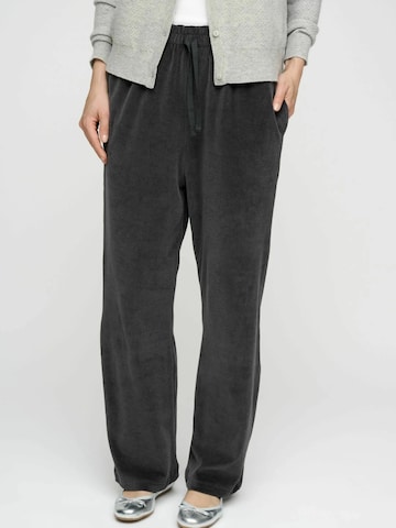 Regular Pantalon moshi moshi mind en gris : devant