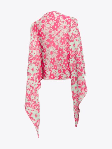 LANARTO slow fashion Tuch 'Schultertuch Aloha'‌‌ in Pink: Vorderseite