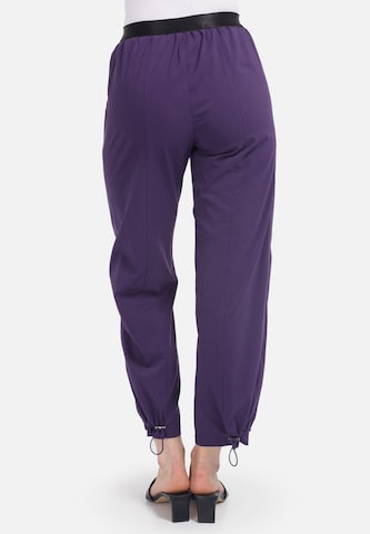 HELMIDGE Loose fit Pants in Purple