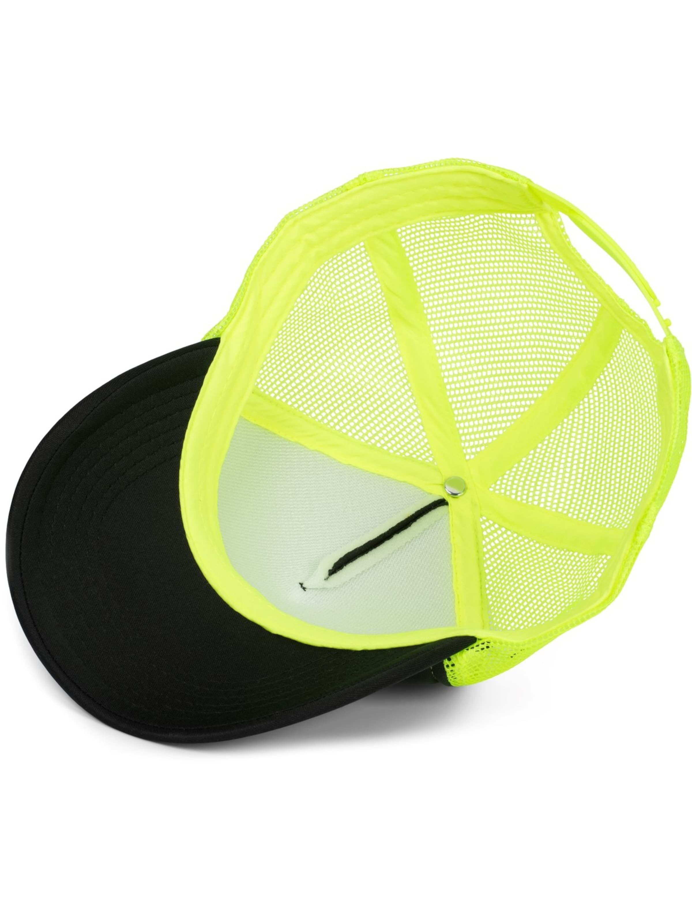 styleBREAKER Cap '5-Panel Mesh Cap' in Yellow
