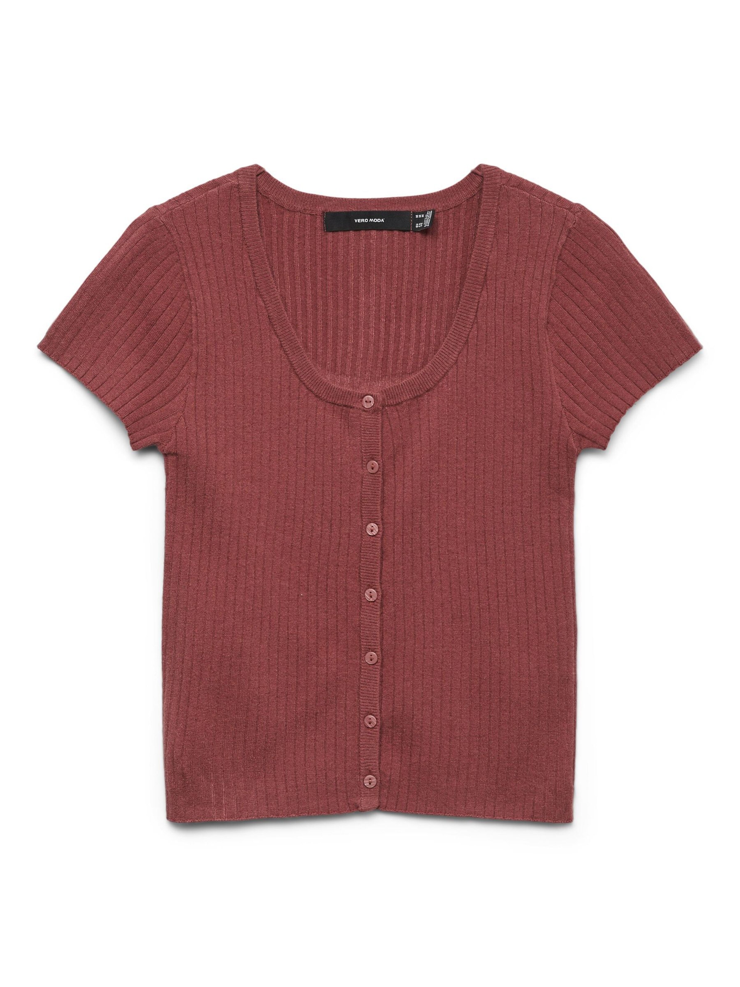 VERO MODA Cardigan 'VMGold' i brun: forside