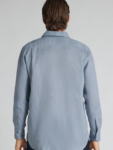 IUMAN Intimissimi Regular Fit Hemd in Blau