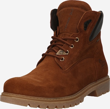 PANAMA JACK Lace-up boots 'Amur' in Brown: front