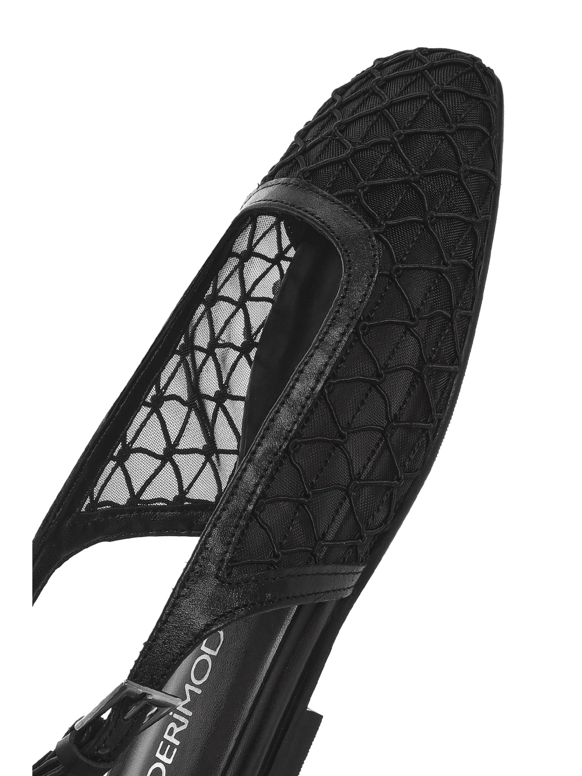 Derimod Strap ballerina in Black