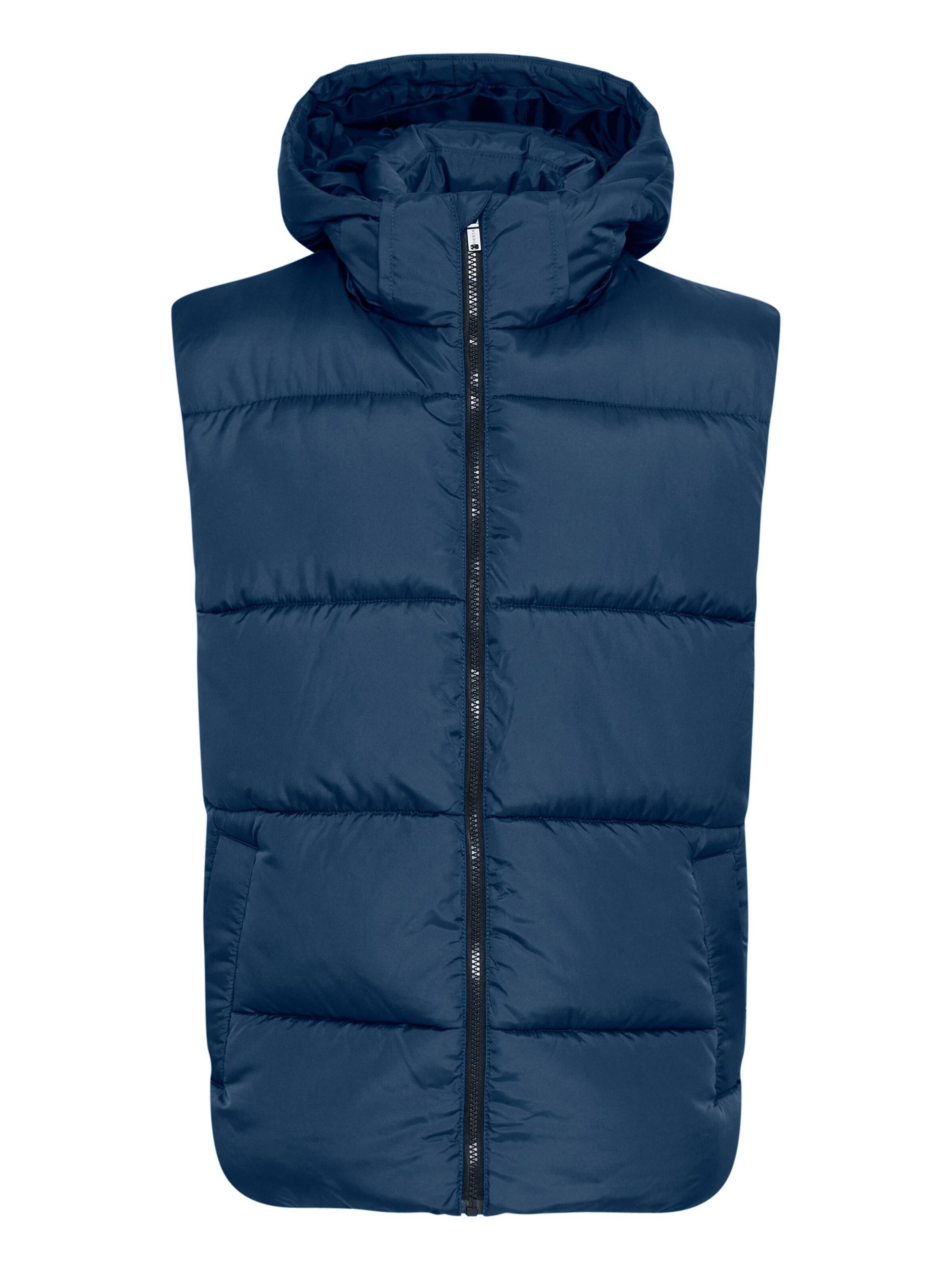 BLEND Weste 'BHMZIPA' in Blau: Vorderseite