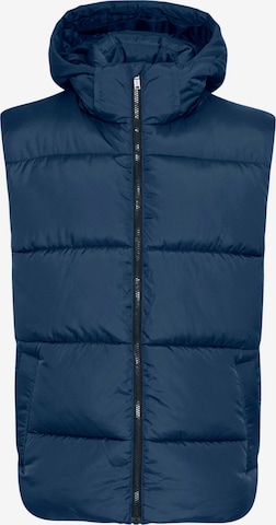 BLEND Vest 'BHMZIPA' in Blue: front