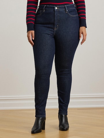 Lauren Ralph Lauren Plus Skinny Kavbojke | modra barva: sprednja stran