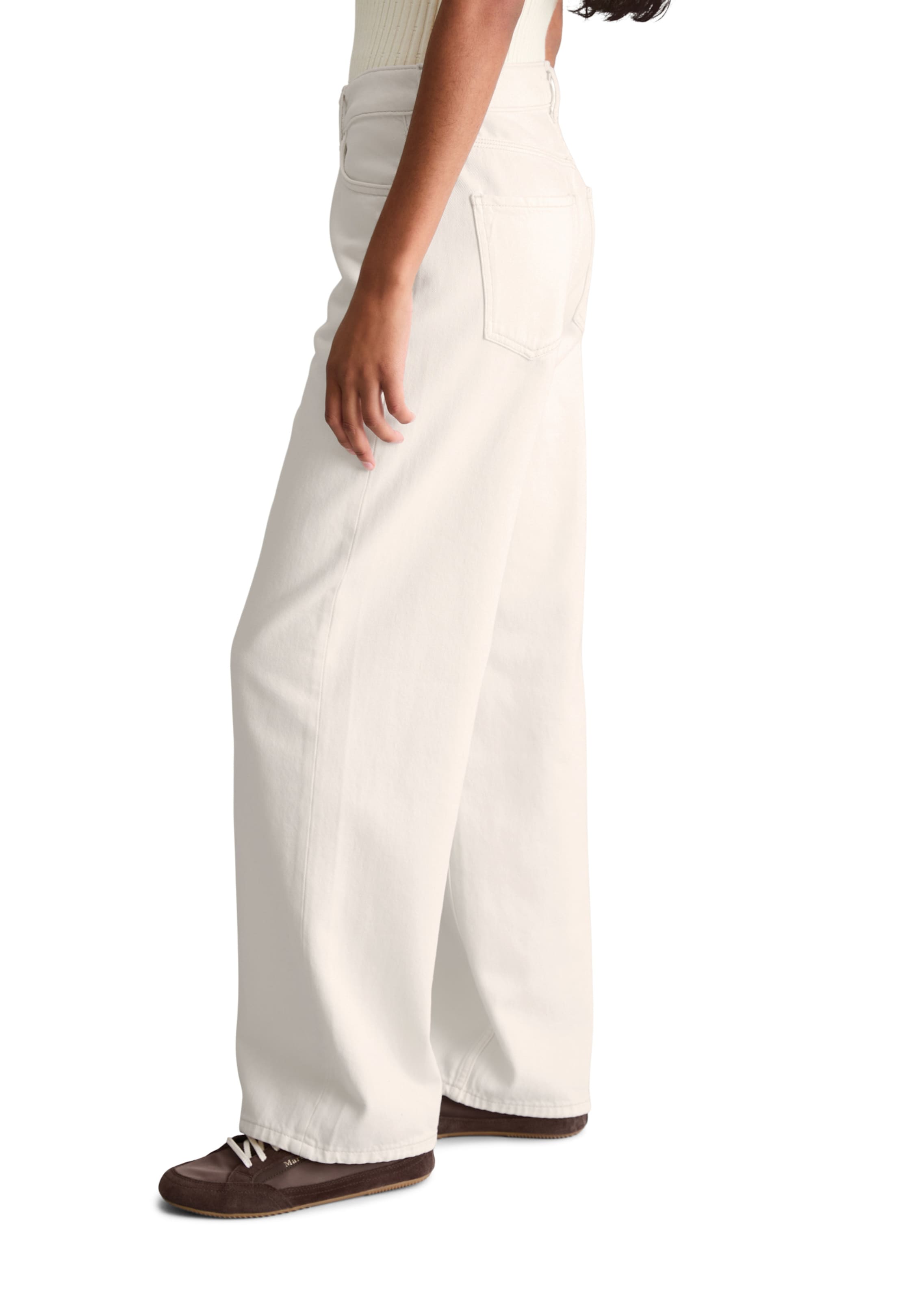 Marc O'Polo DENIM Loosefit Jeans in Wit