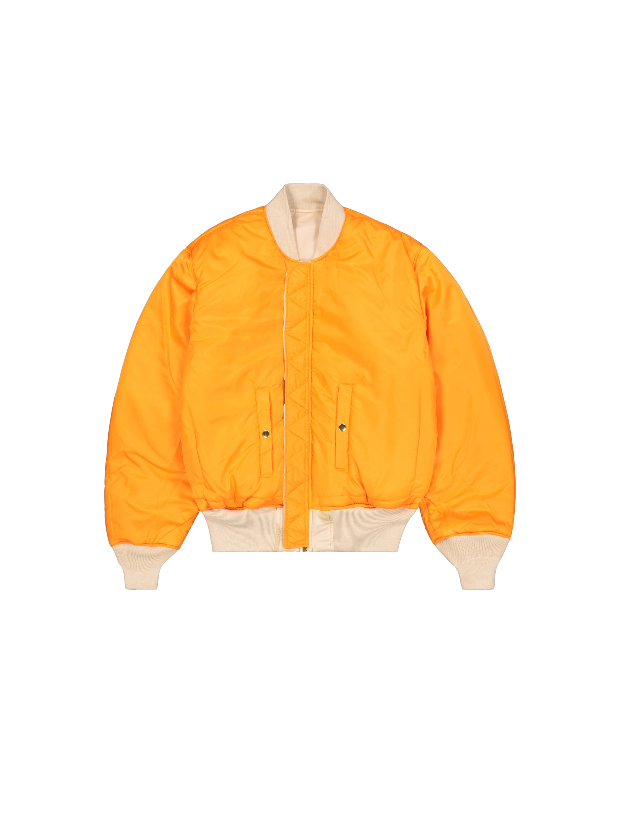 ALPHA INDUSTRIES Overgangsjakke 'MA-1 Heritage' i beige