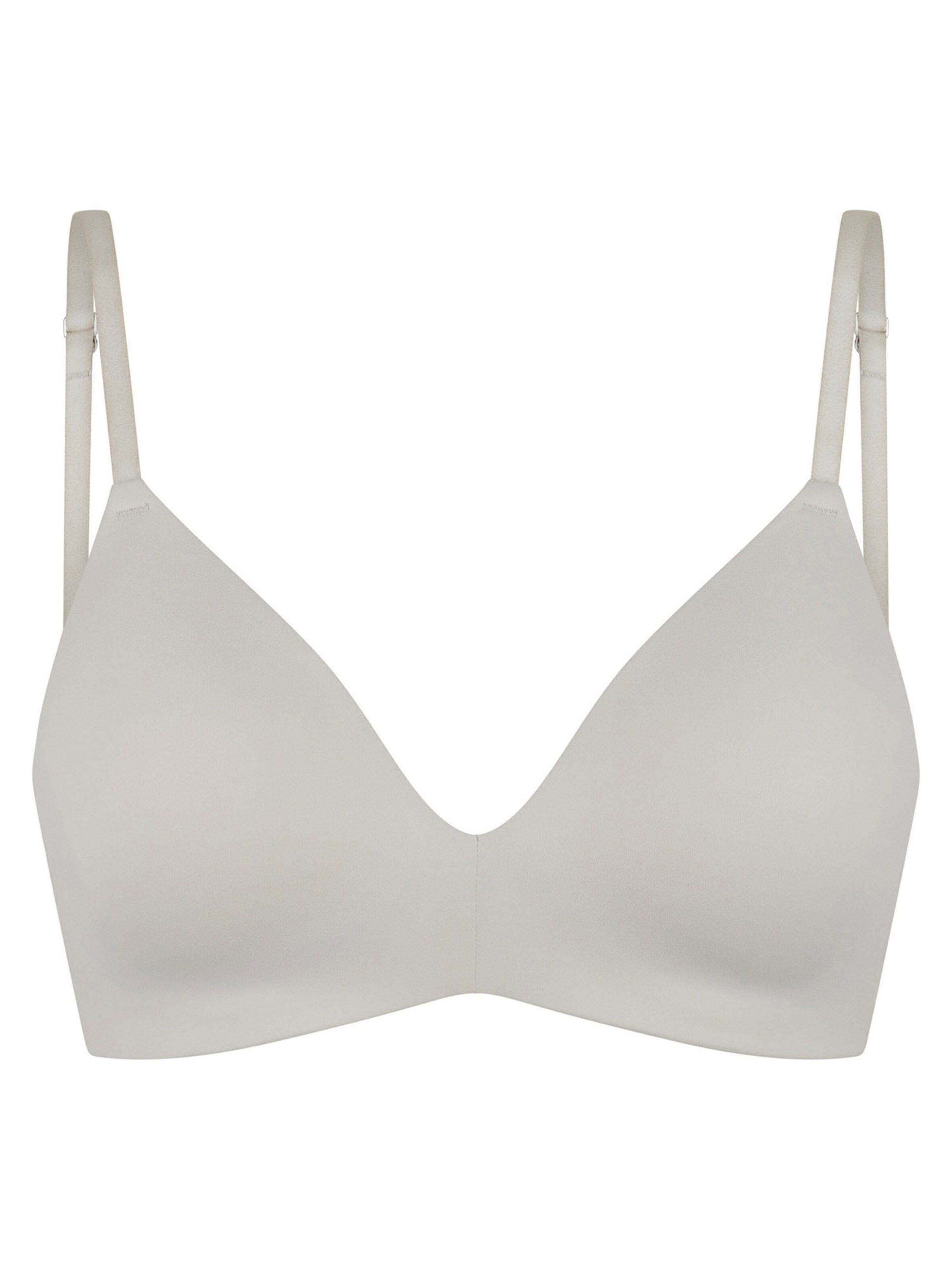 SCHIESSER T-shirt Bra ' Invisible Soft Padded ' in Grey: front