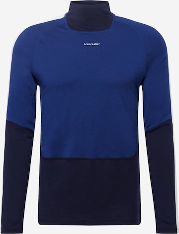 ICEBREAKER Functioneel shirt in Blauw: voorkant