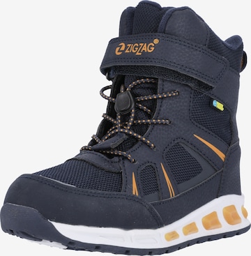 ZigZag Snow Boots 'Clementu' in Blue: front