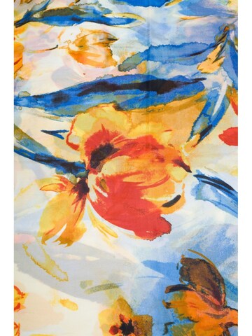 styleBREAKER Schal 'Schal mit Aquarell Blumen Muster'‌‌‌‌‌‌‌ in Blau