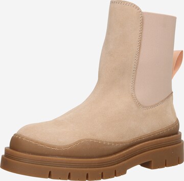 See by Chloé Chelsea boots 'ALLI' in Beige: voorkant