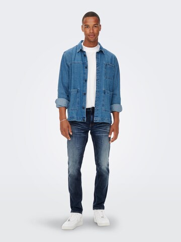 Only & Sons Regular Jeans 'Weft' in Blau